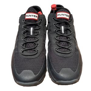 Hunter Travel Trainer Sneakers US 7 EU 38 Black Athletic NWOB